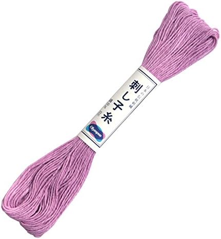 オリムパス 製絲 sashiko thread 22yd lavanda, sólido # 24, púrpura de orquídea