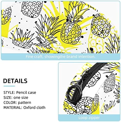 Tbouobt Gifts for Men Mulheres Bolsas de maquiagem Bolsa de higiene pessoal Sacos de cosméticos, frutas tropicais de abacaxi