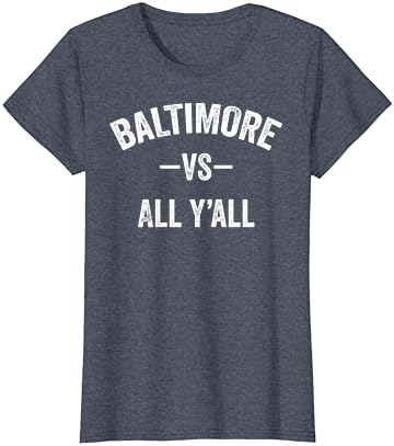 Todas as tendências esportivas homens mulheres crianças - Baltimore vs toda a camiseta
