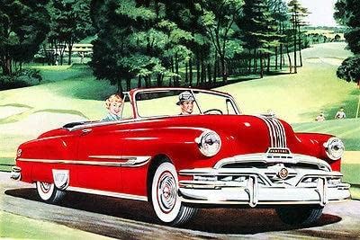 1952 Pontiac Convertible - ímã de publicidade promocional