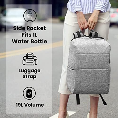 Nordace Nelson Smart Travel Mackpack para homens e mulheres com porto de carregamento USB, resistência à água - mochila