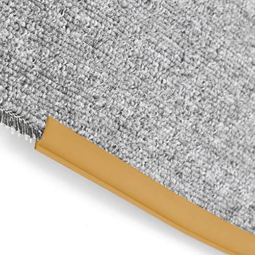 Bordagem de carpete Termo marrom, madeira a carpete Faixa de transição para tapete fino, redutor de interiores do limite do escritório em casa