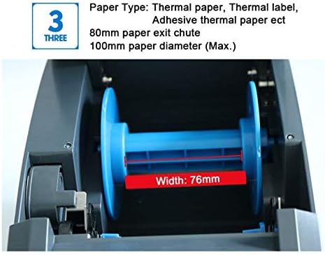 Twdyc Thermal Label Printer Machine Supermarket Barcode Sticker Roll Label Printer