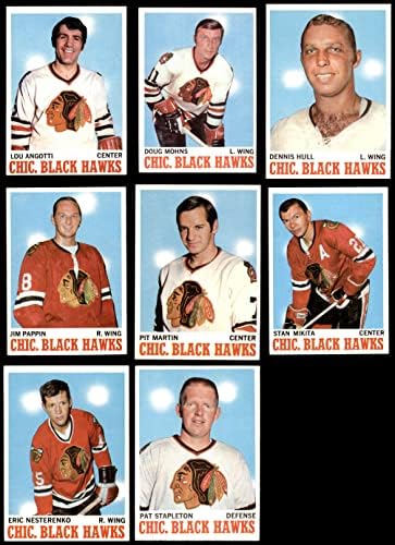 1970-71 Topps Chicago Blackhawks Set Chicago Blackhawks Ex/Mt Blackhawks