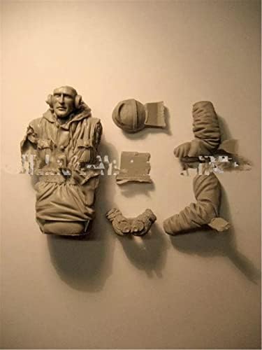 1/16 Segunda Guerra Mundial Comandante Alemão Buster Resina Figura Bust Modelo Kit Miniatura Resina Miniatura Kit // 51R-9