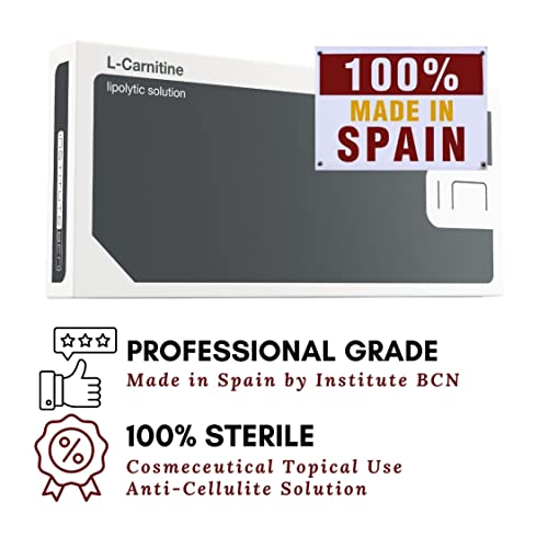 L -Carnitine Body Soro Ampoule - Soro cosmético de contorno - Instituto de Ampoules de 10 x 5ml bcn feito na Espanha