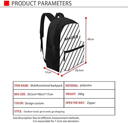 Chaqlin School Backpack Set Combo com Butterfly Print Picnic Lunchbag para adolescentes, mochila 2 PCs para o trabalho Mulheres