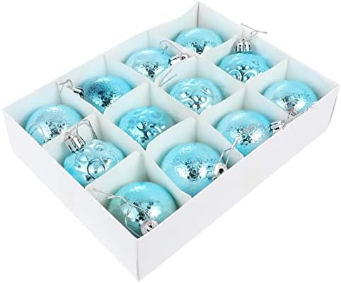 ARTIBETTER 2PCS Bola de árvore de Natal Ornamentos de natal ornamentos de plástico transparente ornamentos de plástico ornamentos