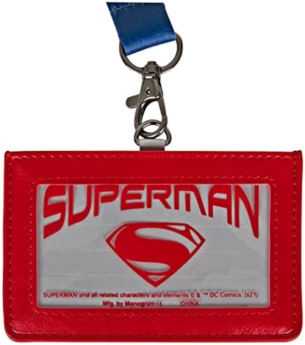Deluxe DC cordão com porta -cartão PU - Superman