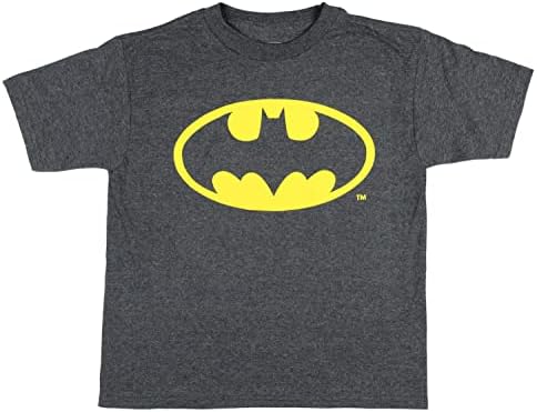 Batman Boys Shirt Classic Logo Bat Symbol oficialmente licenciado camiseta gráfica