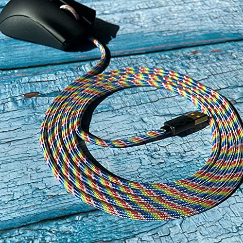 Cabo de mouse paracord para ratos para jogos - para xtrfy m42 rgb