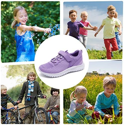 Sapatos infantis de corrida, meninos meninas tênis leves e tênis atléticos de caminhada/corrida