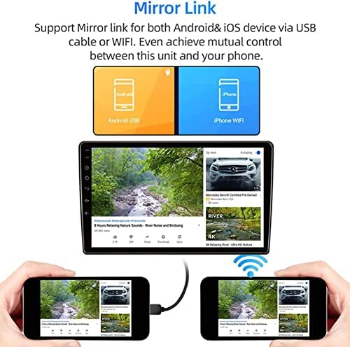 Android 9.1 Rádio estéreo Auto Player para J.eep Compass 2006-2010, 9 polegadas HD 1024 * 600 Navegação de tela sensível