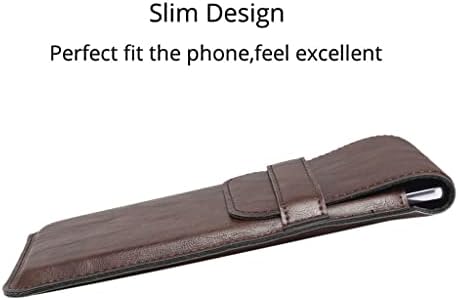 N/A Universal 4,8-6.9inch Slim Anti-Drop Telefone Coloque da cintura Belt Bacs Tampa com fivela magnética