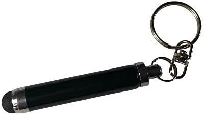 Caneta de caneta para refrigerador do cubo da família Samsung com alto -falante Akg - caneta capacitiva de bala, caneta de mini caneta com loop de chaveiro - jato preto