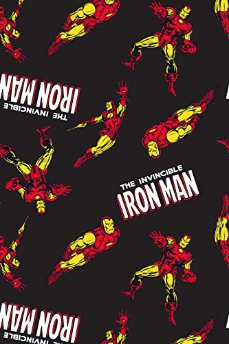 Marvel Men's Iron Man Man Retro ALLOVER PRIMENT LOUNGEWAWWATH PAJAMA