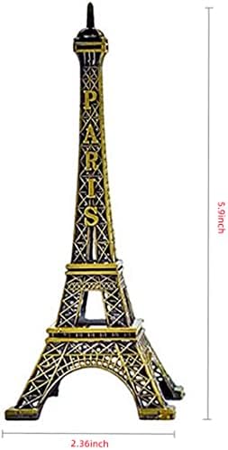 Paris Eiffel Tower Metal Creative Decorative Model Ornamento, decoração de bolos, presente, festa, jóias, decoração
