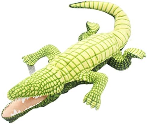 Jesonn Animais de pelúcia macia e macia brinquedos recheados crocodilo para travesseiros e presentes para crianças, 43,3 polegadas ou 110cm, 1pc