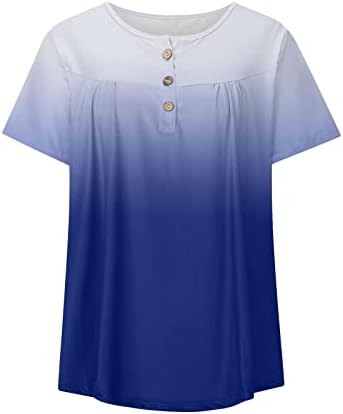 Camisas de manga curta para mulheres mais tamanhos de verão Tops de verão moda de botão sexy camisa casual v pesco