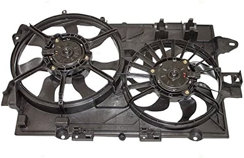 Montagem do motor de refrigeração dupla de substituição Brock Compatível com 2006-2008 Equinox Torrent 3.4L 19130231 191298131