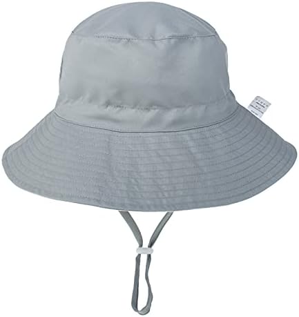 Baby Sun Hat Kids Summer UPF 50+ Sun Protection Hat Beach Brim Hat Hat Hat Bucket para criança criança garoto menino menina 1/2 PCs