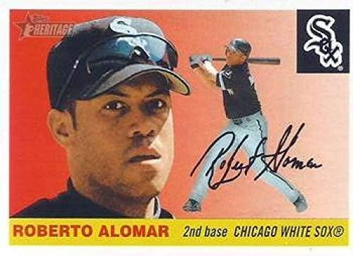 2004 Topps Heritage #440 Roberto Alomar White Sox MLB Baseball Card NM-MT