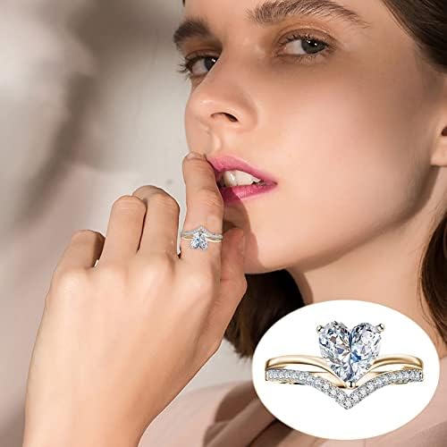 2023 Novo 511wom mulheres tamanho anéis de anel de casamento jóias de jóias de jóias de ouro branco anéis movendo anéis para