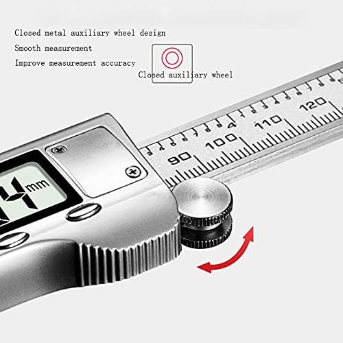 Caliérico digital eletrônico digital de bhvxw 300 mm de aço inoxidável pinça vernier de alta precisão Medição de medição de altura do calibre Testador de profundidade