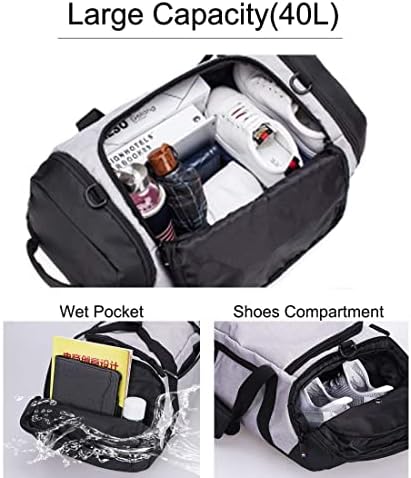 Backpack de mochila de ginástica Backpack Sports Sports Duffel Bags Viagem Bolsa para Mulheres Mulheres Durante a noite com