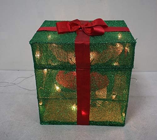 Skymall Caixa de elfo pop -up iluminados com iluminação decorativa
