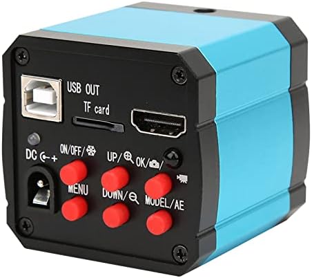 Câmera de microscópio de 37MP 1080p com adaptador de conversão 60FPS HDMI USB 100-240V para solda de reparo
