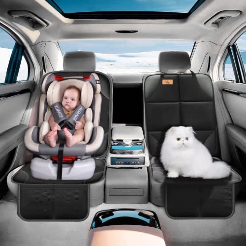 Protetor de assento de carros de preenchimento grosso de Kohuipu para criança e animal de estimação, backing não deslizante