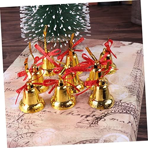 Offsch Golden Bell Natividade Ornamentos Adornos para de Natividade Decoração 36 PCs Sinos de Árvore de Natal pendurados