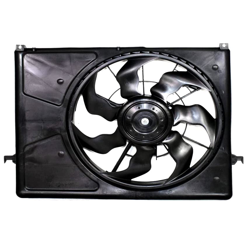Rareelectrical New Engine Cooling Fan Compatible with Hyundai Sonata 2008 by Part Numbers 25231-3K460 252313K460 25350-3K280 253503K280 25380-3K280 253803K280 25386-3K280 253863K280 HY3117101