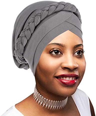 Novarena African Turban for Women Women Knot Pré-amarrado BONNET SIDO CAPA