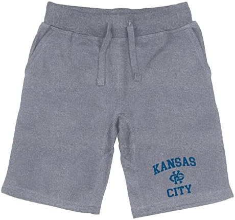 W Universidade da República de Missouri-Kansas City Roos Seal College Fleece Shorts de cordão