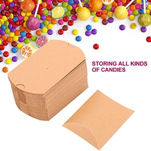 Caixa de doces de casamento de 50pcs, estilos simples caixas de doces de papel kraft para festa de casamento, pequenas