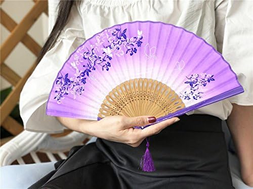 Omytea® 8.27 Mulheres com manuseio de seda com moldura de seda com moldura de bambu - com uma manga de tecido para proteção para