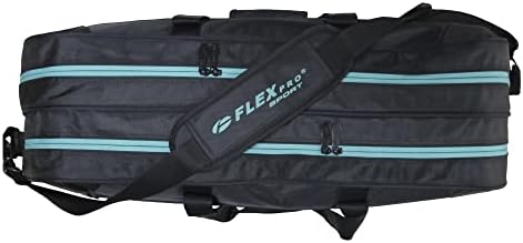 Saco de raquete FlexPro para tênis, abóbora, badminton e academia, armazene 6-10 raquetes roupas e acessórios