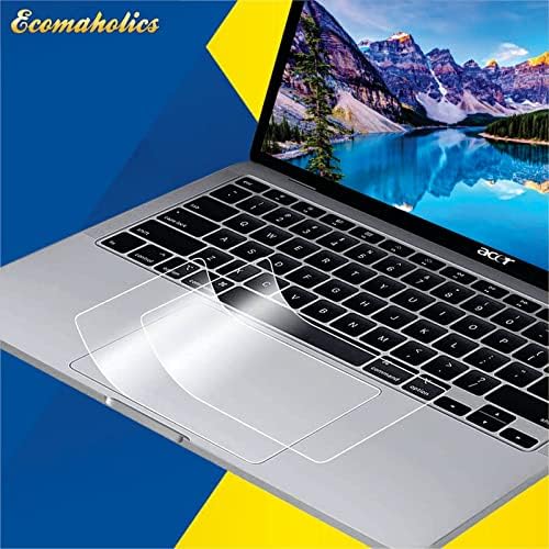 Capa do protetor de laptop Ecomaholics Touch Pad para HP 15s, pista transparente Protetor de cleg skin resistência
