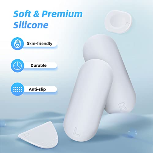 Wigearsss Anti-Slip Silicone Pad Não deixe vestígios e resíduos para o controlador PS VR2 Botões LR/LR1/LR2