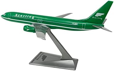 Sterling Green 737-800 Modelo de Avião Miniato Plástico Snap-Fit 1: 200 Parte ABO-73780H-017