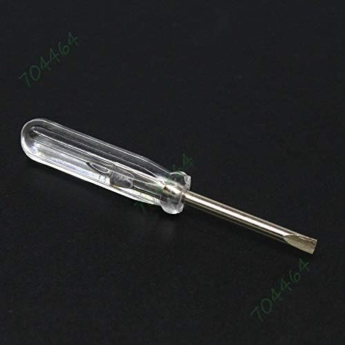 Chave de fenda 100pcs /lote 45 mm x 2 mm mini ferramenta de reparo de chave de fenda de palavra com ranhura plana transparente