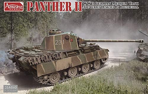 Não porkannt divertido hobby ah35a040 pather ii tanque médio 1:35