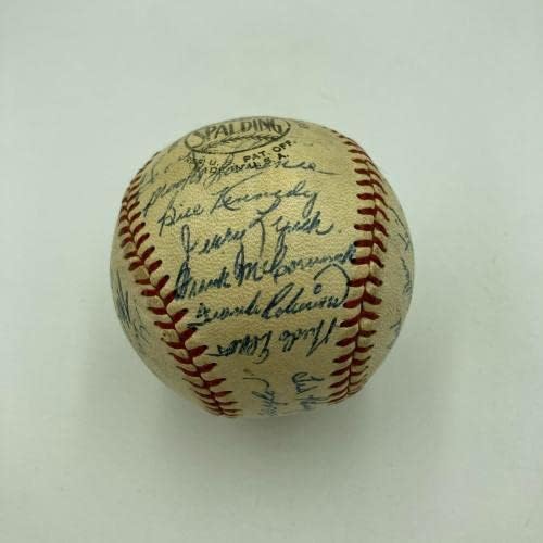 A melhor equipe de 1957 de Cincinnati Reds assinou o Baseball JSA COA FRANK ROBINSON - Bolalls autografados