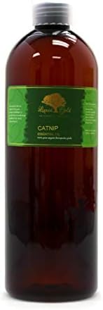 16 oz premium catnip Óleo essencial líquido dourado puro aromaterapia natural orgânica
