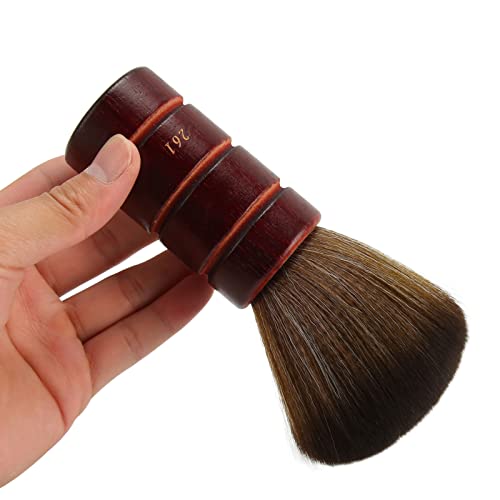 Escova de espanador de pescoço de barbeiro, escovas de madeira de face de madeira