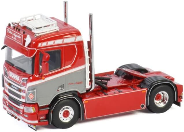 WSI para Scania R Normal CR20N 4X2 Fabio AEGERTER TRANSPORTE 1/50 Modelo pré-construído do caminhão Diecast