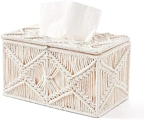 N/A Tissue Boxretangangular Paper Tissue Setor com Decoração de Home de Tecidos de Nardar Buckle Buckle Buckle