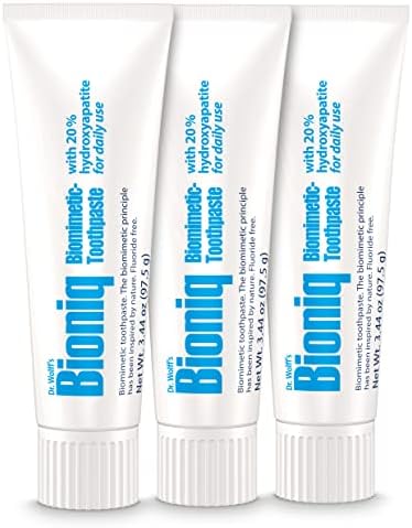 Bioniq Classic Biomimetic Toothsy com 20 % de hidroxiapatita para uso diário, 3,44 onças